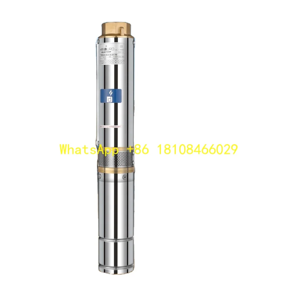 High Pressure for Deep Well Agriculture OEM Available3HP Solar Powered 4 Inch Submersible Water Pump 13 Cubic Meter/H 110m 220V
High Pressure for Deep Well Agriculture OEM Available3HP Solar Powered 4 Inch Submersible Water Pump 13 Cubic Meter/H 110m 220V