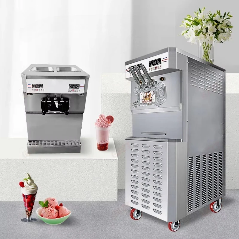 Custom Table Stand 58L/H Italian Gelato Soft Ice Cream Machine Stainless Steel Dual System Double Compressor
Custom Table Stand 58L/H Italian Gelato Soft Ice Cream Machine Stainless Steel Dual System Double Compressor
