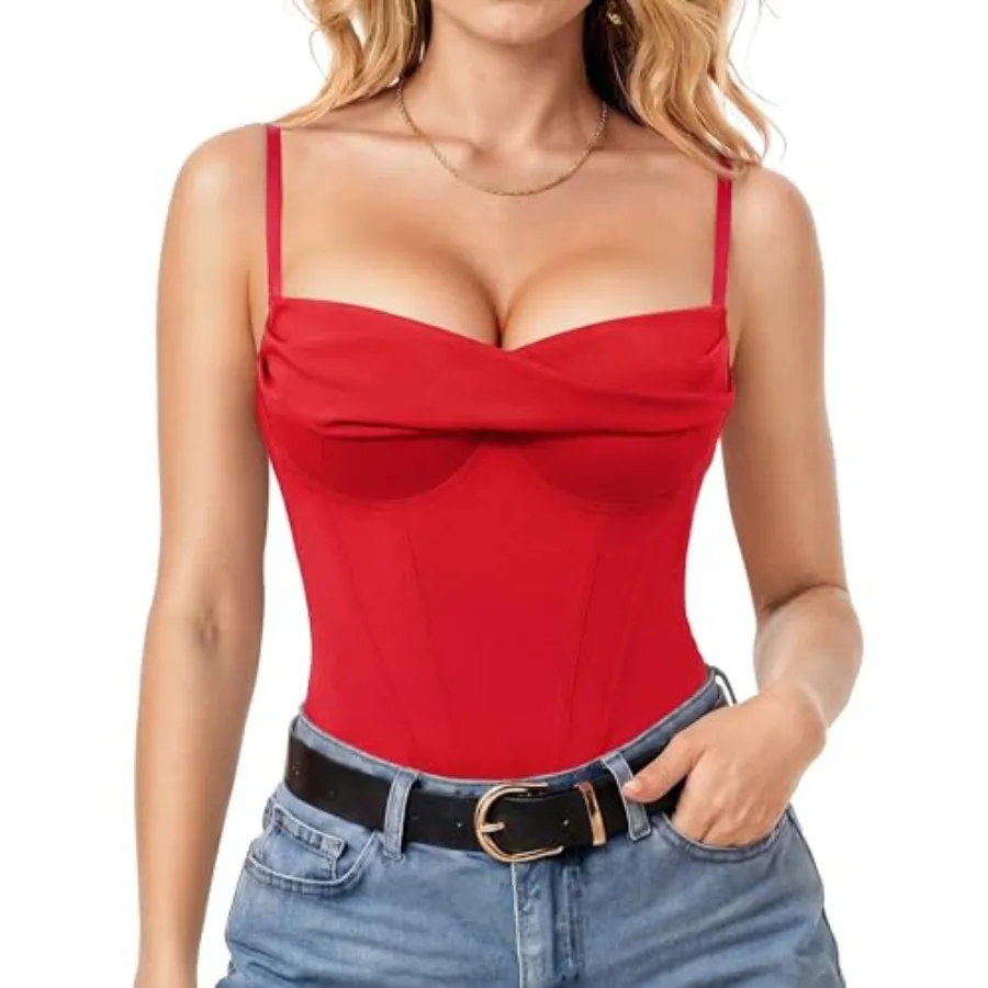 Popilush Corset Bodysuit for Women Tummy Control Shapewear Bodysuits Cowl Neck Going Out Tops Concert Outfits
Popilush Corset Bodysuit for Women Tummy Control Shapewear Bodysuits Cowl Neck Going Out Tops Concert Outfits