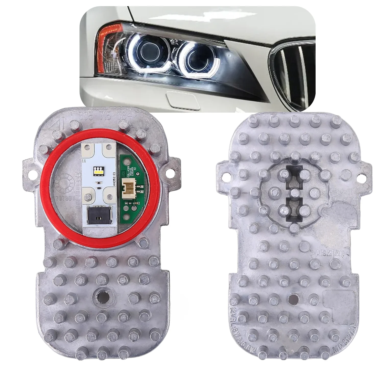 F25 F15 F16 E90 E70 63117263051 Headlight LED Angel Eyes Control Unit Led Head Light Control Module for BMW X5 X6 2011-2017
F25 F15 F16 E90 E70 63117263051 Headlight LED Angel Eyes Control Unit Led Head Light Control Module for BMW X5 X6 2011-2017