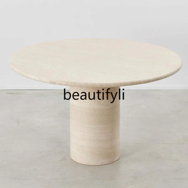 xqqxqqNordic cream wind tunnel stone round dining table living room home light luxury French marble round table
xqqxqqNordic cream wind tunnel stone round dining table living room home light luxury French marble round table