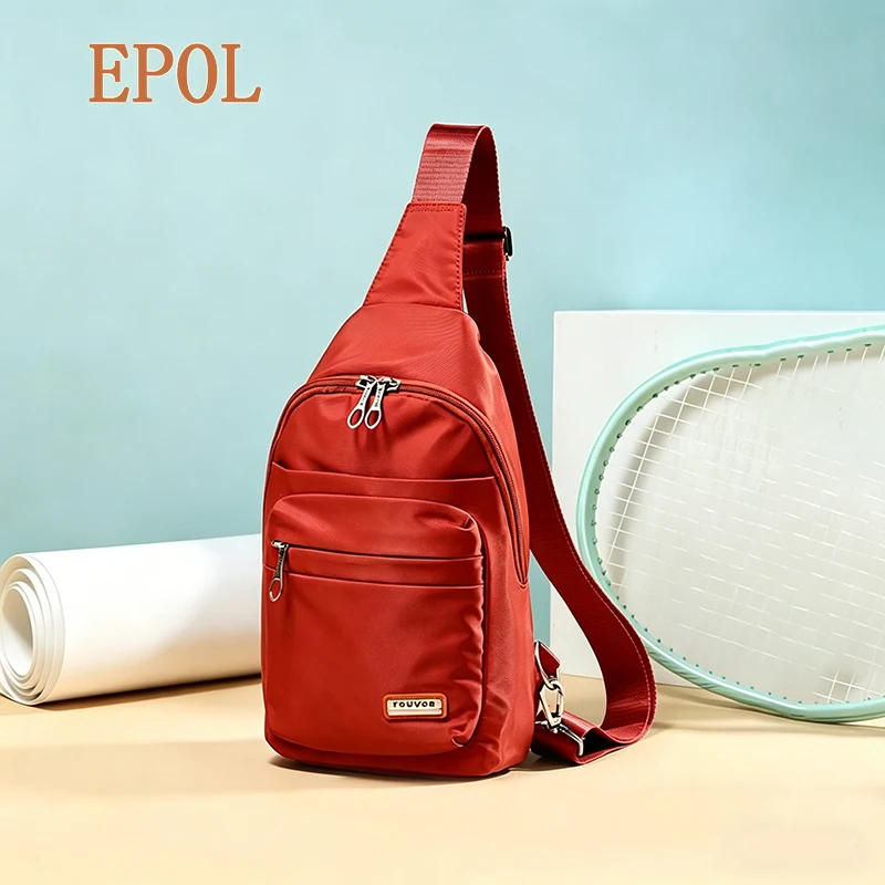 EPOL 2026 New Lightweight Oxford Cloth Chest Crossbody Bag Women Fashion Sports Travel Small Canvas Casual Shoulder Bag 2800-16
EPOL 2026 New Lightweight Oxford Cloth Chest Crossbody Bag Women Fashion Sports Travel Small Canvas Casual Shoulder Bag 2800-16