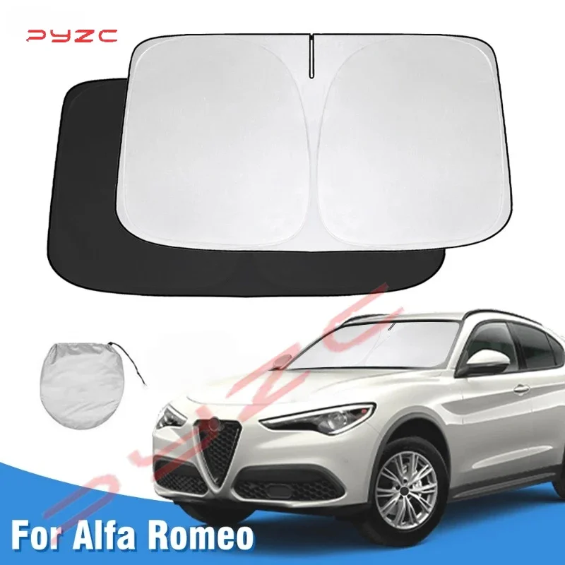 Windshield Sun Shade For Alfa Romeo Stelvio 2017-2021 2022 2023 2024 Window Sunshade Sun Visor Protector Foldable Blocks UV Rays
Windshield Sun Shade For Alfa Romeo Stelvio 2017-2021 2022 2023 2024 Window Sunshade Sun Visor Protector Foldable Blocks UV Rays