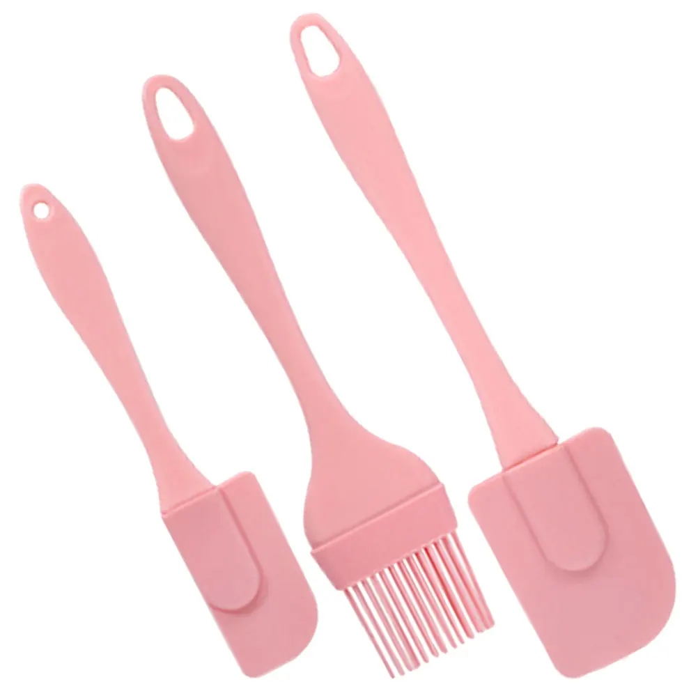 3pcs Pink Silicone Spatula Set Oil Brush Kitchen Baking Utensils Long Handle Easy Clean Cream Scraper
3pcs Pink Silicone Spatula Set Oil Brush Kitchen Baking Utensils Long Handle Easy Clean Cream Scraper