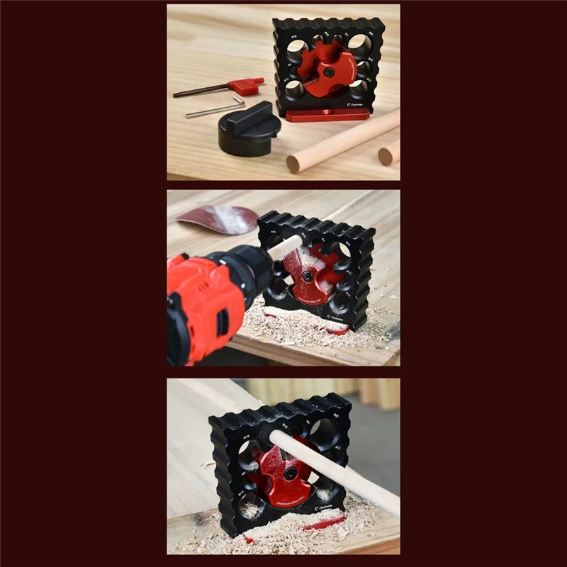 AEE4-Electric Drill Making Round Dowel Semi Automatic Rotary Cutter Multi Aperture Round Doweler Woodworking Auxiliary Tool
AEE4-Electric Drill Making Round Dowel Semi Automatic Rotary Cutter Multi Aperture Round Doweler Woodworking Auxiliary Tool