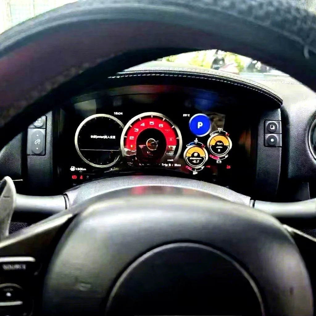 12.3" LCD Dashboard Panel Virtual Instrument Cluster Speedometer Car Odometer for GTR R35 2007-2024
12.3" LCD Dashboard Panel Virtual Instrument Cluster Speedometer Car Odometer for GTR R35 2007-2024