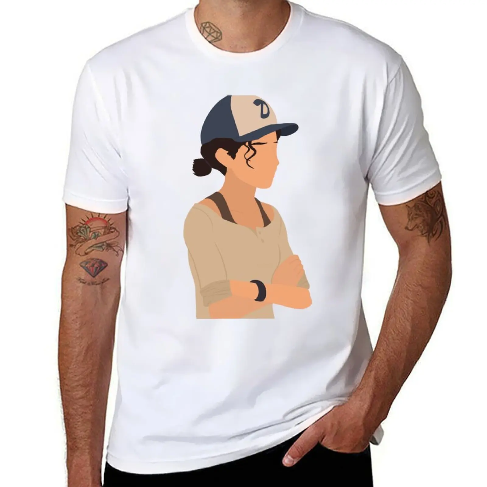 The Walking Dead A New Frontier Clementine T-Shirt t shirts for man graphic tees man t shirt cotton
The Walking Dead A New Frontier Clementine T-Shirt t shirts for man graphic tees man t shirt cotton