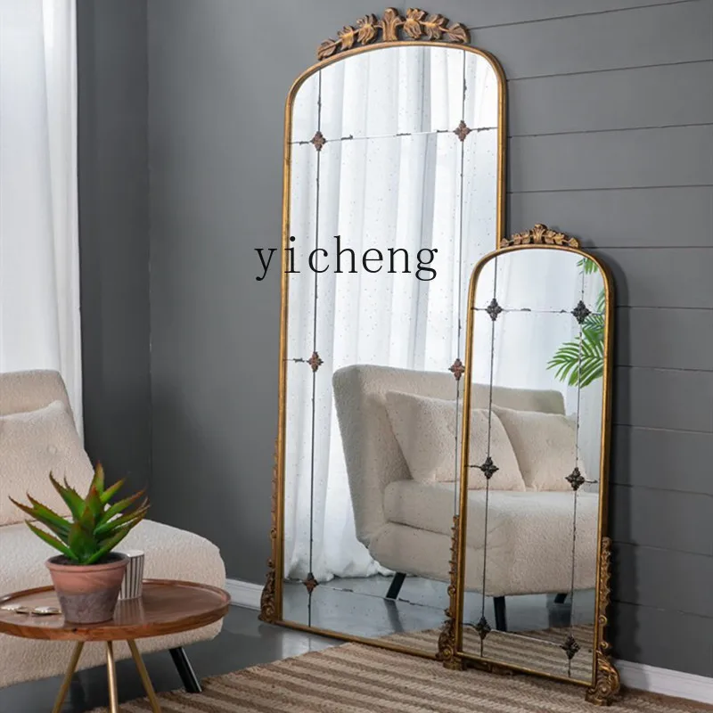DSA metal old decoration wall hanging full body mirror model room personalized engraving dressing mirror
DSA metal old decoration wall hanging full body mirror model room personalized engraving dressing mirror