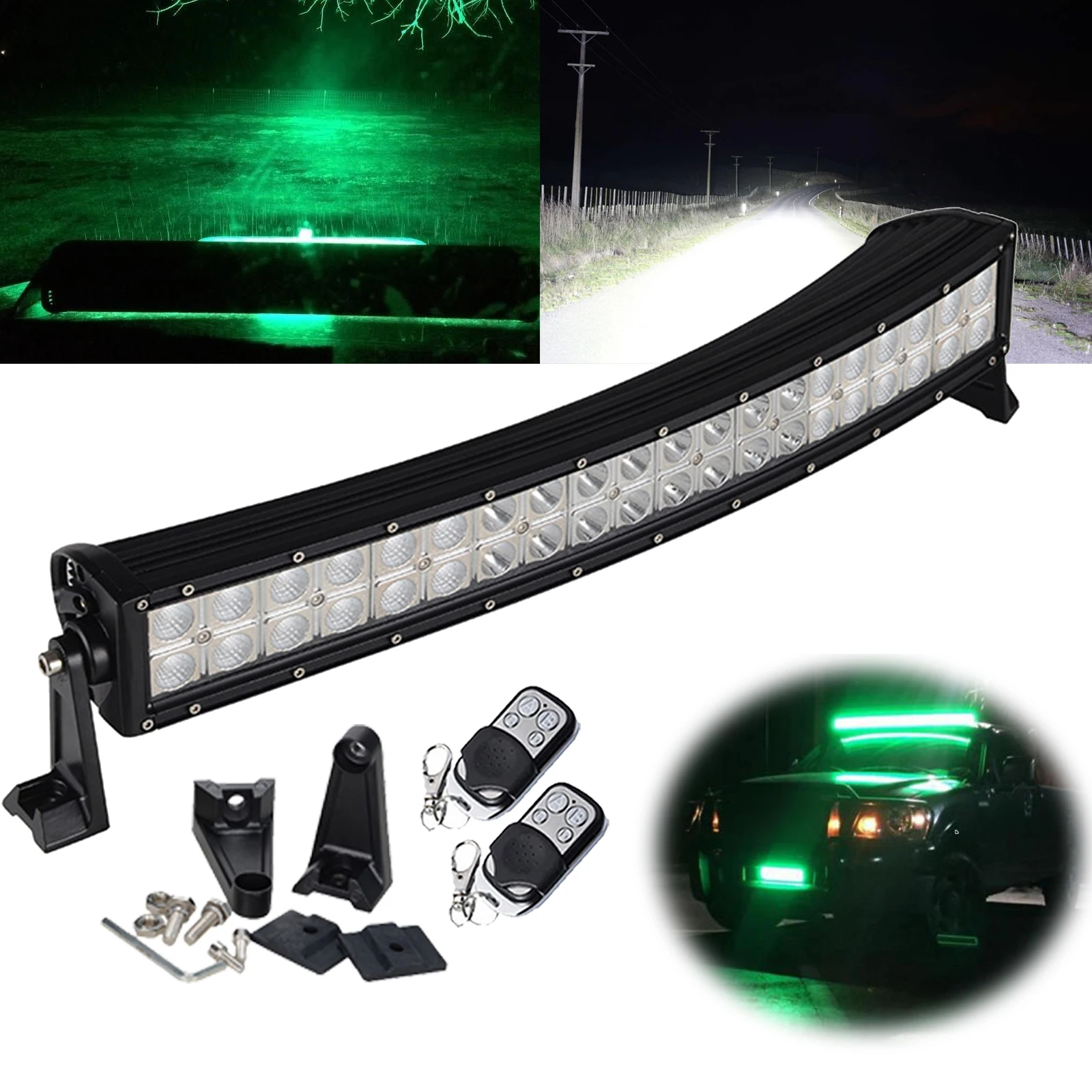 Green/White 22inch 240W Led Light Bar Spot Flood Combo Strobe Flash IP68 For Off-road Driving ATV Truck Hunting Fishing Light
Green/White 22inch 240W Led Light Bar Spot Flood Combo Strobe Flash IP68 For Off-road Driving ATV Truck Hunting Fishing Light
