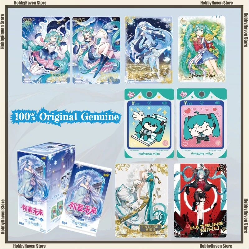 В наличии Карточная игра Hatsune Miku Collection Card First Secret Pack The Fourth Snow Fantasy SE Теплая зимняя коллекция карт Подарок
В наличии Карточная игра Hatsune Miku Collection Card First Secret Pack The Fourth Snow Fantasy SE Теплая зимняя коллекция карт Подарок