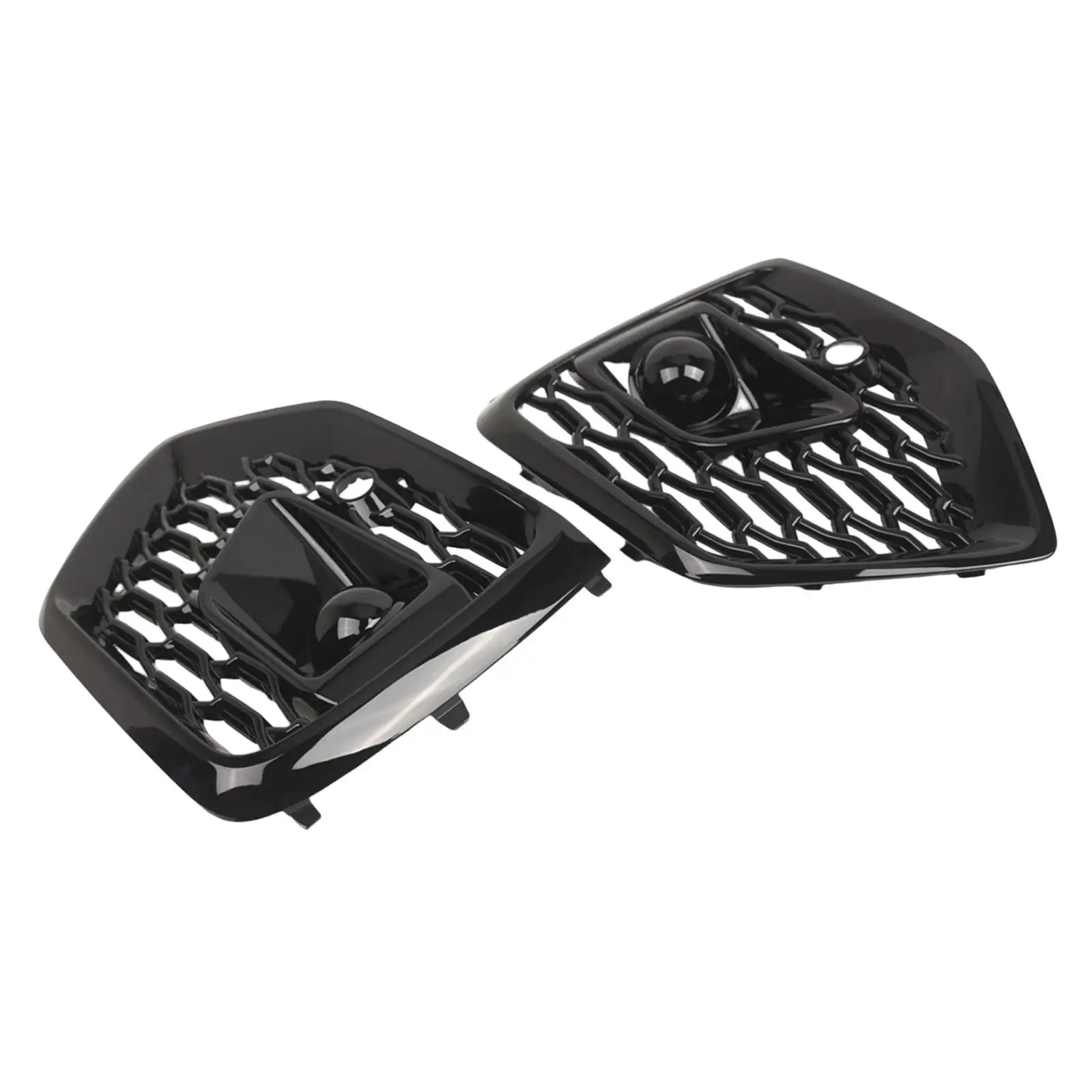 Глянцевый черный сотовый комплект решеток противотуманной фары, сменная крышка бампера из АБС-пластика для Audi Q5 2021-2024
Глянцевый черный сотовый комплект решеток противотуманной фары, сменная крышка бампера из АБС-пластика для Audi Q5 2021-2024