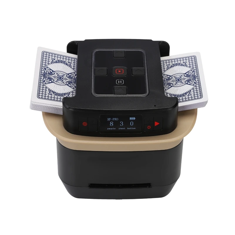 2 In 1 Playing Cards Automatic Card Dealer Shuffler 5200mAh Rechargeable 360° Rotating Poker Cards Shuffling Dealing Tool
2 In 1 Playing Cards Automatic Card Dealer Shuffler 5200mAh Rechargeable 360° Rotating Poker Cards Shuffling Dealing Tool
