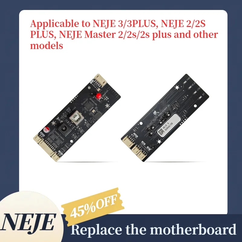 NEJE 5 Motherboard for NEJE 3 PLUS Engraving Machine - Higher Stability and Precision - Best Seller in 2025
NEJE 5 Motherboard for NEJE 3 PLUS Engraving Machine - Higher Stability and Precision - Best Seller in 2025
