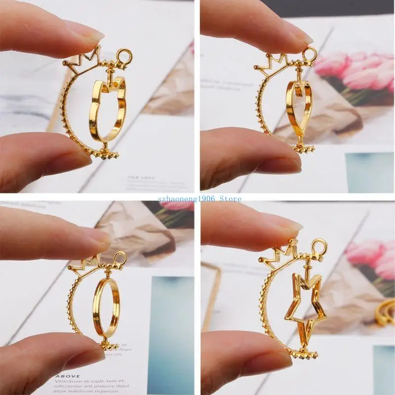 85LF Creative Rotating Frames Charms Resin Filling Accessories Craft Charm for Resin Casting Jewelry Resin Making Project
85LF Creative Rotating Frames Charms Resin Filling Accessories Craft Charm for Resin Casting Jewelry Resin Making Project