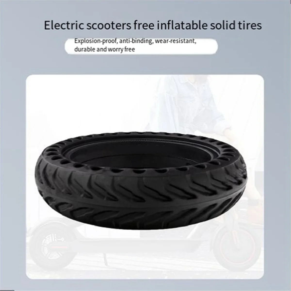 Electric Scooter Tire 8Inch Honeycomb Tire for Xiaomi M365 Inflation-Free Shock-Absorbing Solid Tire
Electric Scooter Tire 8Inch Honeycomb Tire for Xiaomi M365 Inflation-Free Shock-Absorbing Solid Tire