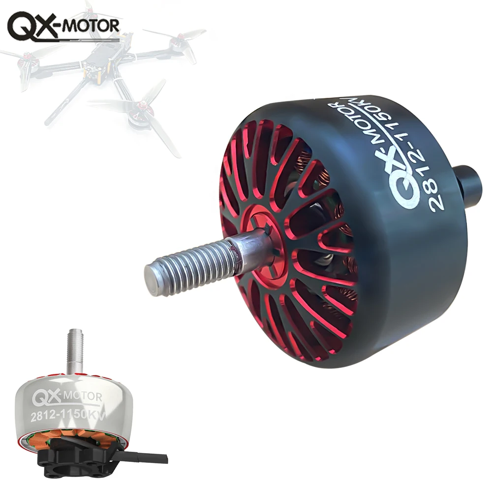QX-MOTOR Бесщеточный двигатель QX2812 900KV 1150KV Двигатель для RC 8-9-дюймовых FPV стоек RC Мультироторный вертолет Запчасти для дронов с неподвижным крылом
QX-MOTOR Бесщеточный двигатель QX2812 900KV 1150KV Двигатель для RC 8-9-дюймовых FPV стоек RC Мультироторный вертолет Запчасти для дронов с неподвижным крылом