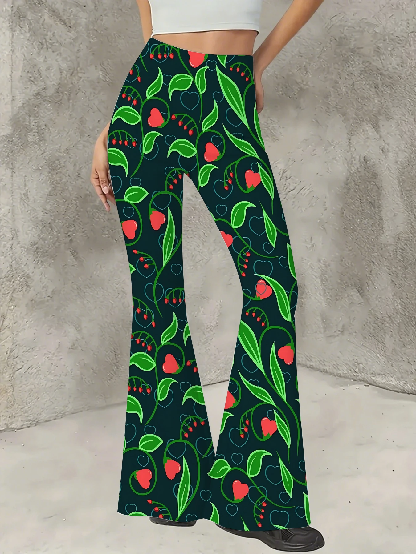 Women's Printed Flare Pants Y2K High Waist Bell Bottom Trousers Streetwear
Women's Printed Flare Pants Y2K High Waist Bell Bottom Trousers Streetwear