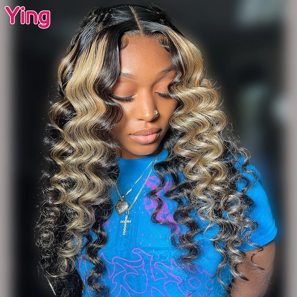 Highlight Blonde Loose Wave Lace Frontal Wigs Human Hair 30 36 Inch Deep Water Wave Colored 13x4 13x6 Lace Front Human Hair Wig
Highlight Blonde Loose Wave Lace Frontal Wigs Human Hair 30 36 Inch Deep Water Wave Colored 13x4 13x6 Lace Front Human Hair Wig