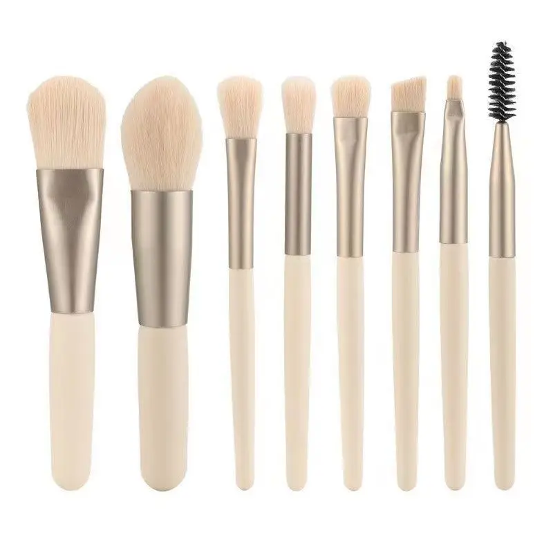 8 Pcs Makeup Brush Set for Eyes Professional Cosmetic Brushes for Eyeshadow Highlighter Blush - Cleaning Solution Included
8 Pcs Makeup Brush Set for Eyes Professional Cosmetic Brushes for Eyeshadow Highlighter Blush - Cleaning Solution Included