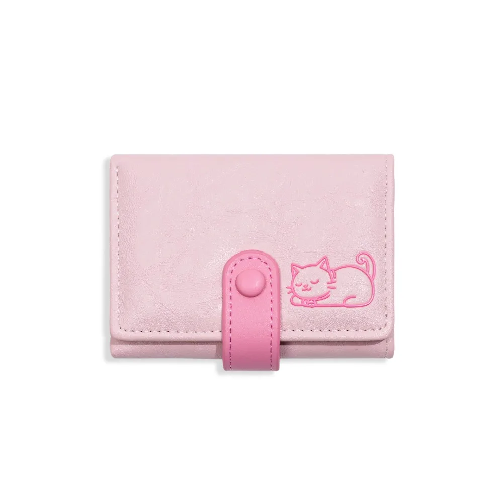 Lovely Portable Cat Printed Wallet PU Leather Multiple Card Short Leather Purse Card Pouch Cute Three Fold Wallet Daily
Lovely Portable Cat Printed Wallet PU Leather Multiple Card Short Leather Purse Card Pouch Cute Three Fold Wallet Daily