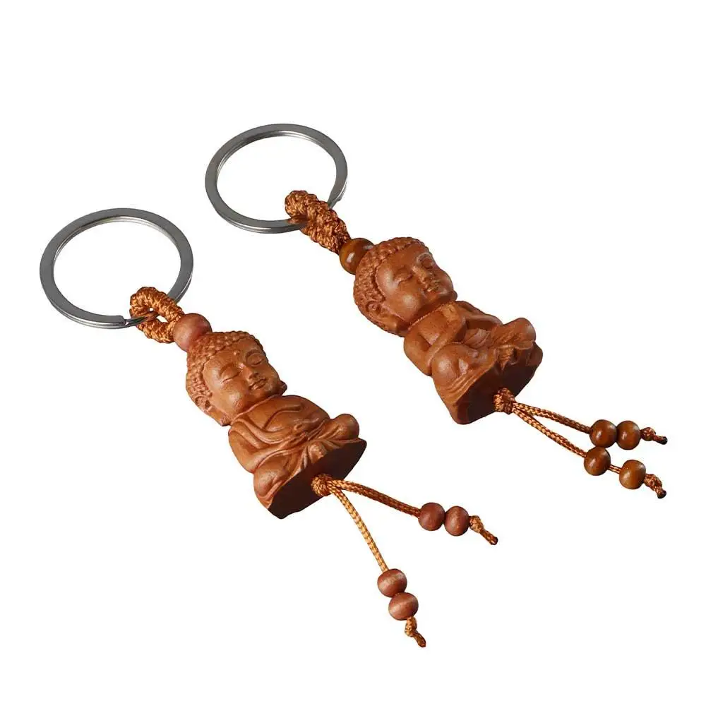 Porsperity Success Good Luck Wood Carving Craft Buddhism Engraving Buddha Monk Car Accessories Keyfob Keychain Key Ring
Porsperity Success Good Luck Wood Carving Craft Buddhism Engraving Buddha Monk Car Accessories Keyfob Keychain Key Ring