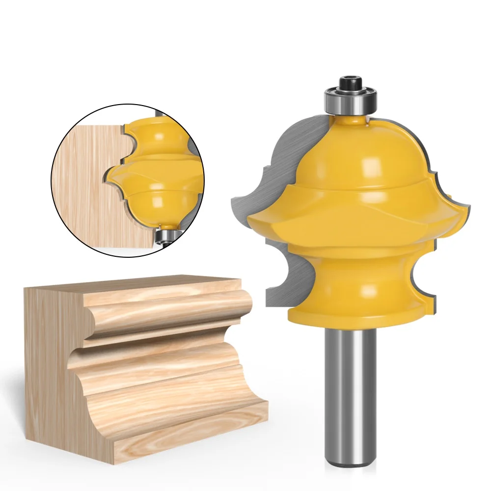 1 шт., фреза для деревообработки, 12 мм, хвостовик 1/2 дюйма 
1 шт., фреза для деревообработки, 12 мм, хвостовик 1/2 дюйма