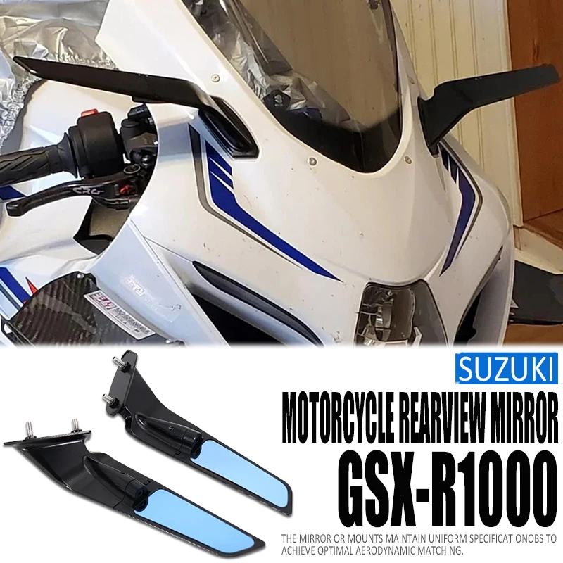 New Motorcycle GSX-R 1000 2019-2020 Stealth Mirrors for Suzuki GSX-R1000 GSX R1000 GSX-R1000R Wing Adjustable Rotating Mirror
New Motorcycle GSX-R 1000 2019-2020 Stealth Mirrors for Suzuki GSX-R1000 GSX R1000 GSX-R1000R Wing Adjustable Rotating Mirror