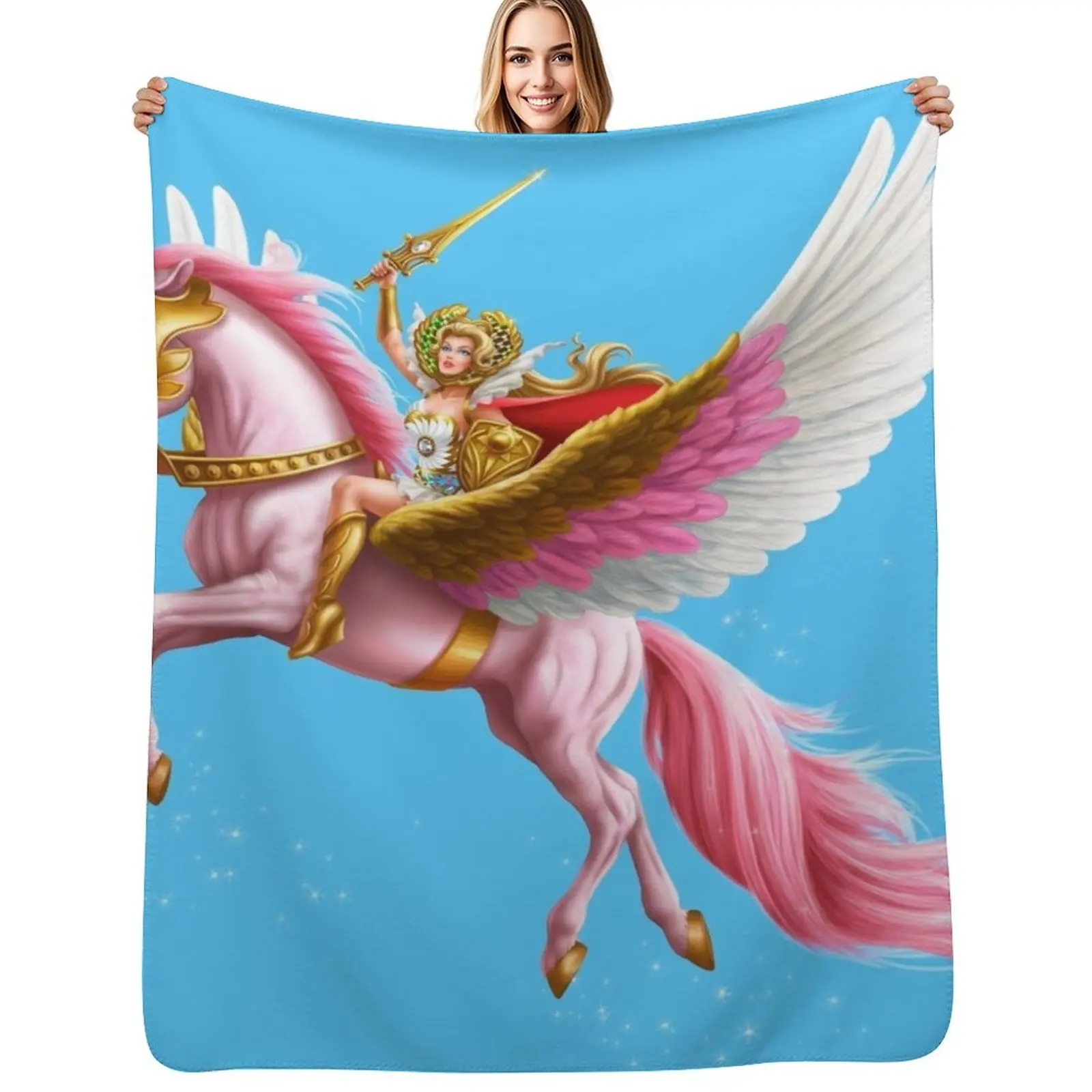 She-Ra: Princess of Power!! Throw Blanket Spring Fall Cozy Throw Blanket for Couch
She-Ra: Princess of Power!! Throw Blanket Spring Fall Cozy Throw Blanket for Couch