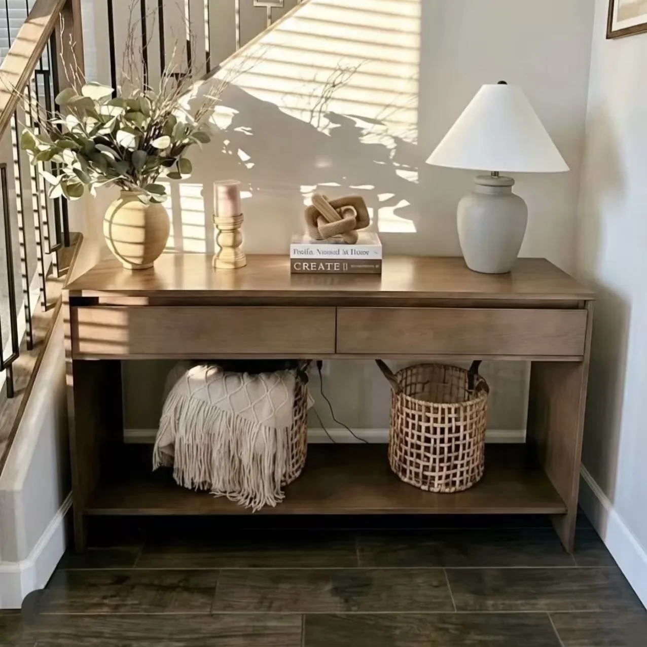 DSA Vintage Style Entryway Cabinet, Homestay Decorative Cabinet, Wall-Against French Vintage Wabi-Sabi Style Solid Wood Side
DSA Vintage Style Entryway Cabinet, Homestay Decorative Cabinet, Wall-Against French Vintage Wabi-Sabi Style Solid Wood Side