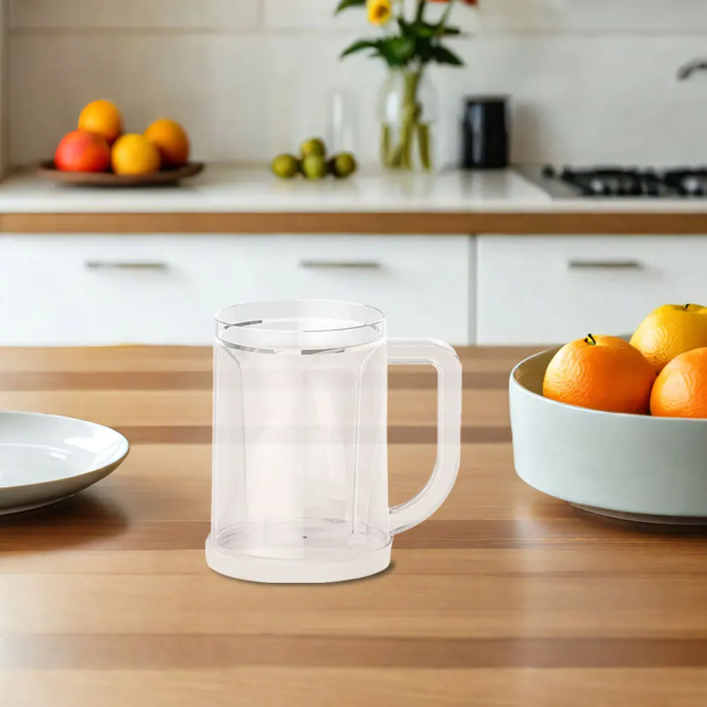 2pcs Clear Freezer Mug Double Wall Ice Cup For Cold Drinks Beer Tea Reusable Plastic Frosty Chiller Glass Summer Cooler
2pcs Clear Freezer Mug Double Wall Ice Cup For Cold Drinks Beer Tea Reusable Plastic Frosty Chiller Glass Summer Cooler