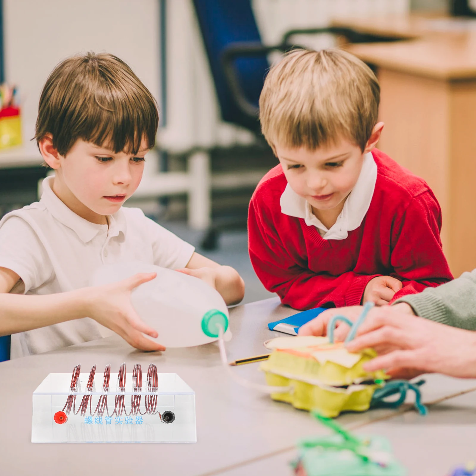 Solenoid Experiment Physics Model Educational Toy Science Electromagnetic Training Device for Kids Students Creative
Solenoid Experiment Physics Model Educational Toy Science Electromagnetic Training Device for Kids Students Creative