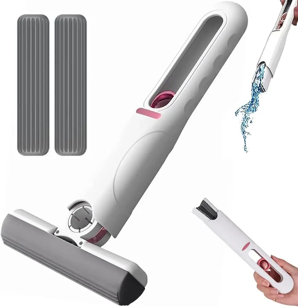 Portable Self-Squeeze Short Mop,Mini Lazy Hand Wash-Free Strong Absorbent Mop,Wet and Dry Use, 2 Cotton Head + 1 Squeeze Handle
Portable Self-Squeeze Short Mop,Mini Lazy Hand Wash-Free Strong Absorbent Mop,Wet and Dry Use, 2 Cotton Head + 1 Squeeze Handle