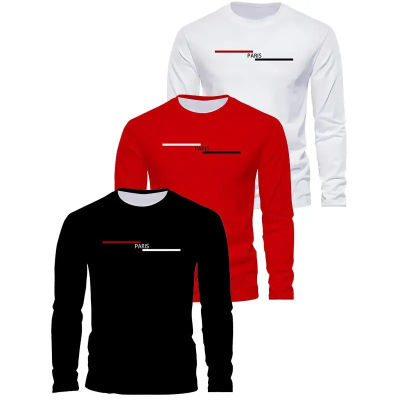 3 spring and autumn colorful long sleeve T-shirt men's original crewneck simple fashion casual jacket comfortable men's wear
3 spring and autumn colorful long sleeve T-shirt men's original crewneck simple fashion casual jacket comfortable men's wear