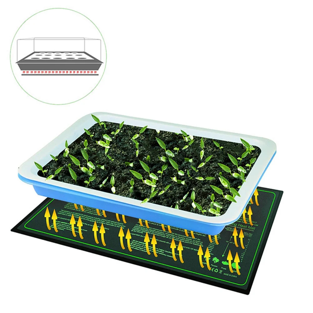 Heat Pad Durable PVC Surface Layer for Starting Cutting Propagation Home Greenhouse Farm Eu Plug 230V Beeding Heat Mat
Heat Pad Durable PVC Surface Layer for Starting Cutting Propagation Home Greenhouse Farm Eu Plug 230V Beeding Heat Mat