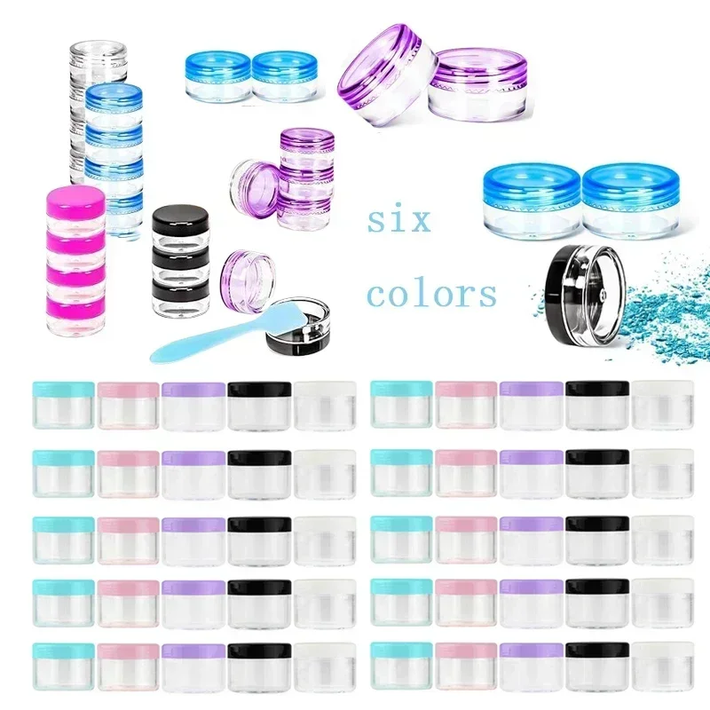 100Pcs 2g-20g Empty Plastic Lotion Jars Mini Clear Sample Container Sample Container Empty Jewelry Storage Bottle For Eyeshadow
100Pcs 2g-20g Empty Plastic Lotion Jars Mini Clear Sample Container Sample Container Empty Jewelry Storage Bottle For Eyeshadow