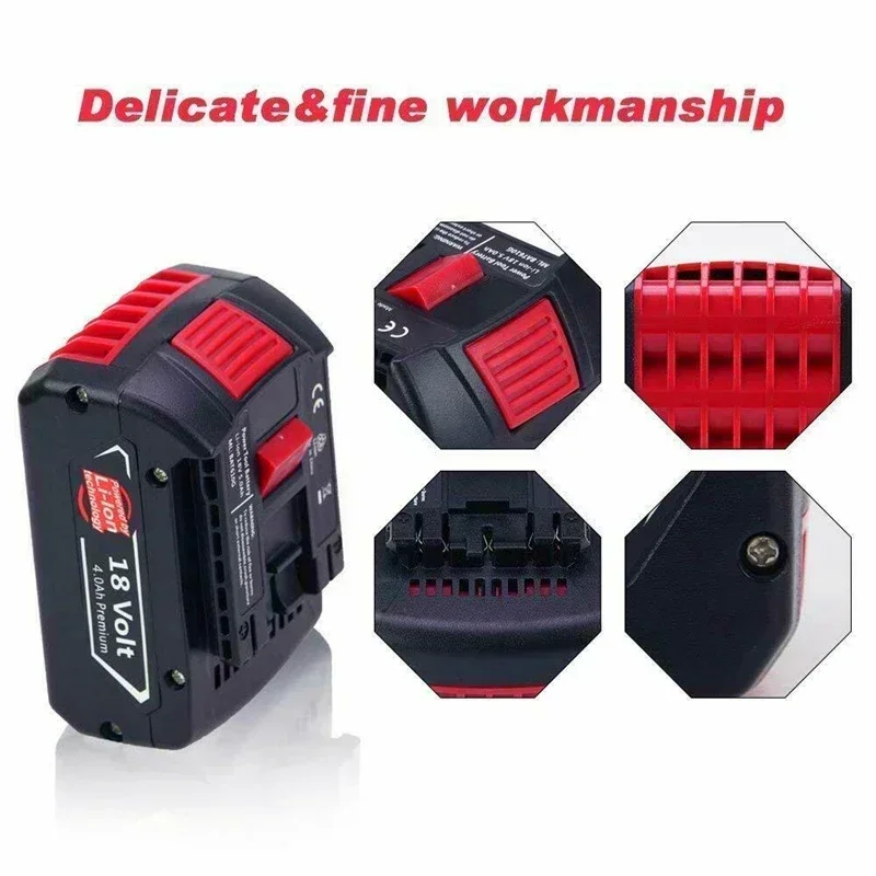 High-Performance Lithium-Ion Battery for BOSCH 18Volt 5.0Ah GBA18V Professional GBA GSR GSB BAT609 Rechargeable Battery
High-Performance Lithium-Ion Battery for BOSCH 18Volt 5.0Ah GBA18V Professional GBA GSR GSB BAT609 Rechargeable Battery