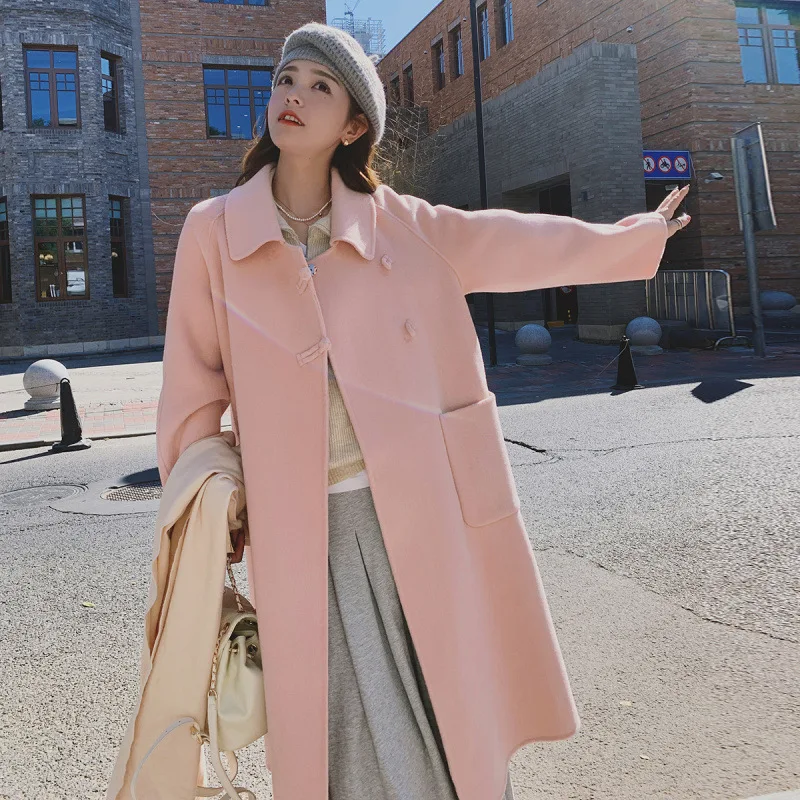 Розовое шерстяное пальто Ele, женское зимнее пальто 2024, новинка Korean Faion Godd Sle, модная молодежная вязаная верхняя одежда
Розовое шерстяное пальто Ele, женское зимнее пальто 2024, новинка Korean Faion Godd Sle, модная молодежная вязаная верхняя одежда