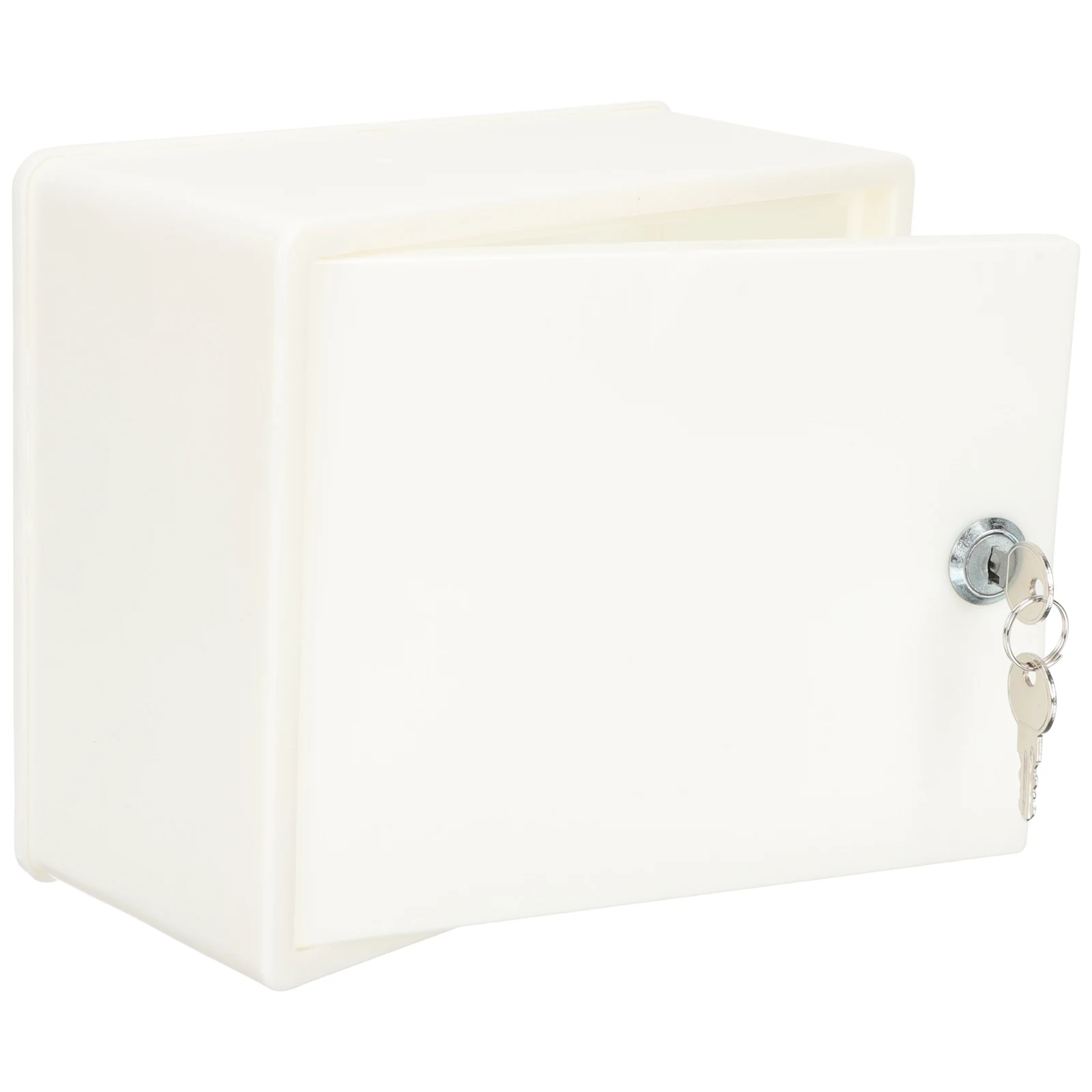 Milk Box Mailbox Wall Mounted Plastic with Lock for Outside White Safe Durable Sturdy Storage Space Saving Simple Style Great
Milk Box Mailbox Wall Mounted Plastic with Lock for Outside White Safe Durable Sturdy Storage Space Saving Simple Style Great