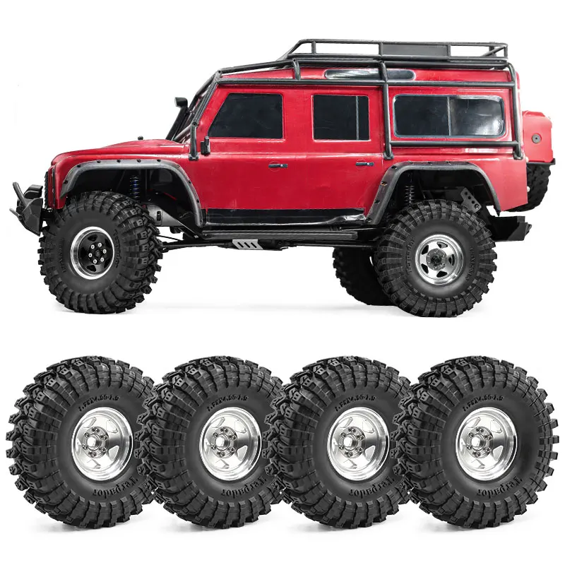 TRX4 SCX10 1 10 RC Crawler Tires and Wheels 1 9 Inch Metal Beadlock Rims for Axial Traxxas Upgrade
TRX4 SCX10 1 10 RC Crawler Tires and Wheels 1 9 Inch Metal Beadlock Rims for Axial Traxxas Upgrade