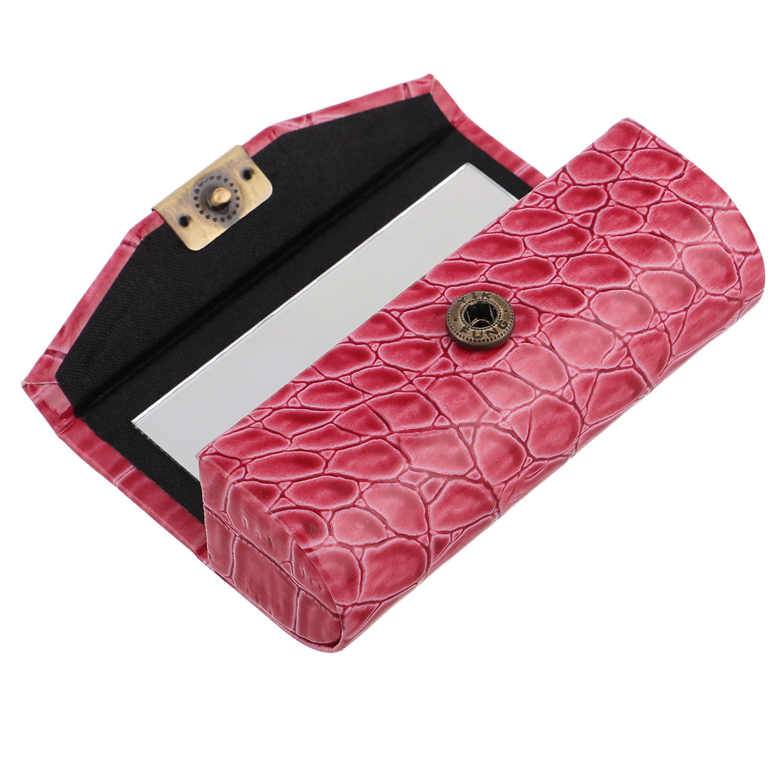PU Lipstick with Mirror Portable for Lipstick Holder Women Vintage Storage Box Organizer Travel Bag
PU Lipstick with Mirror Portable for Lipstick Holder Women Vintage Storage Box Organizer Travel Bag