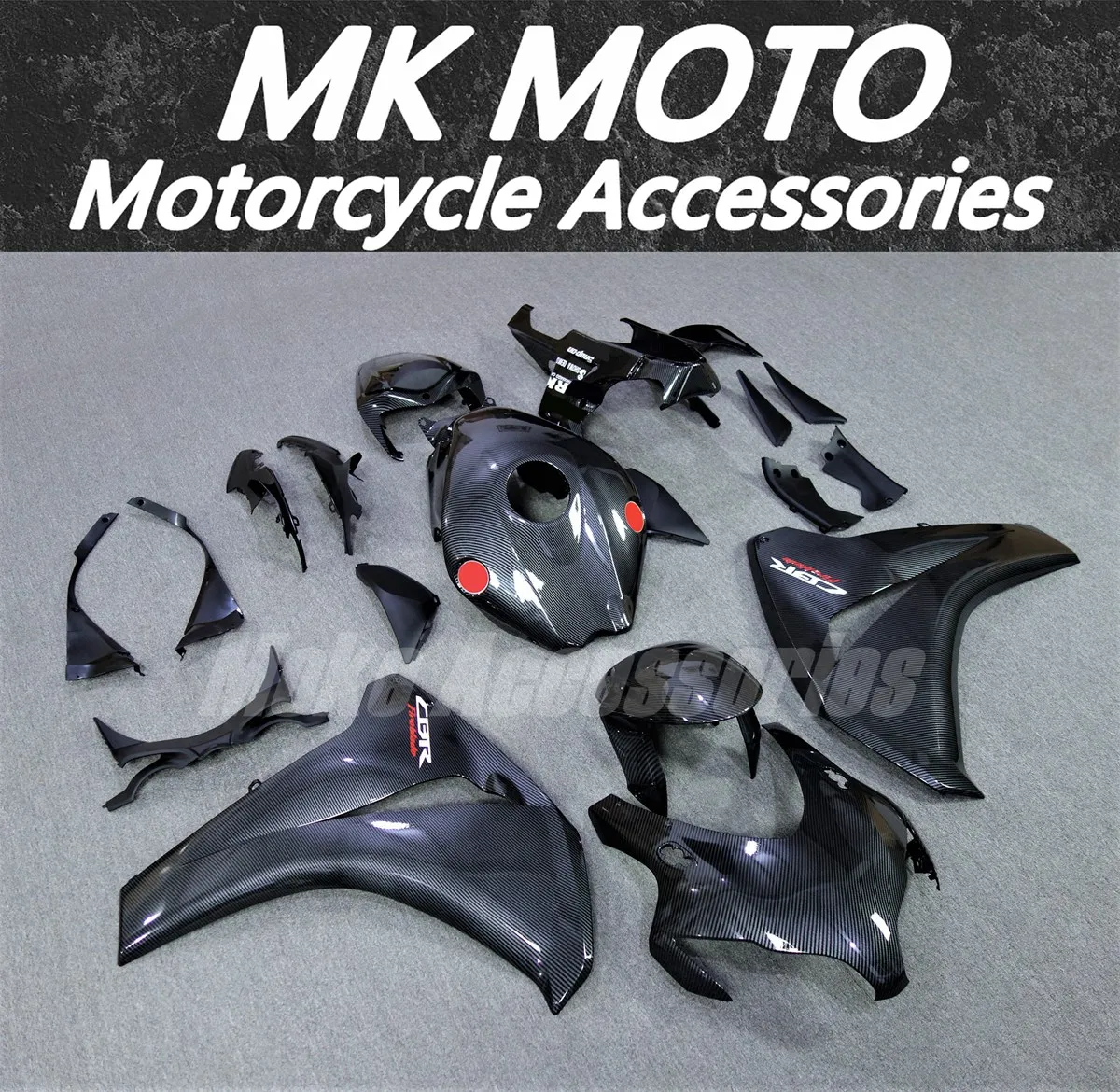 Комплект обтекателей для CBR1000RR 2008-2011, высококачественный комплект кузовных деталей из АБС-пластика, новый, с рисунком под карбон
Комплект обтекателей для CBR1000RR 2008-2011, высококачественный комплект кузовных деталей из АБС-пластика, новый, с рисунком под карбон