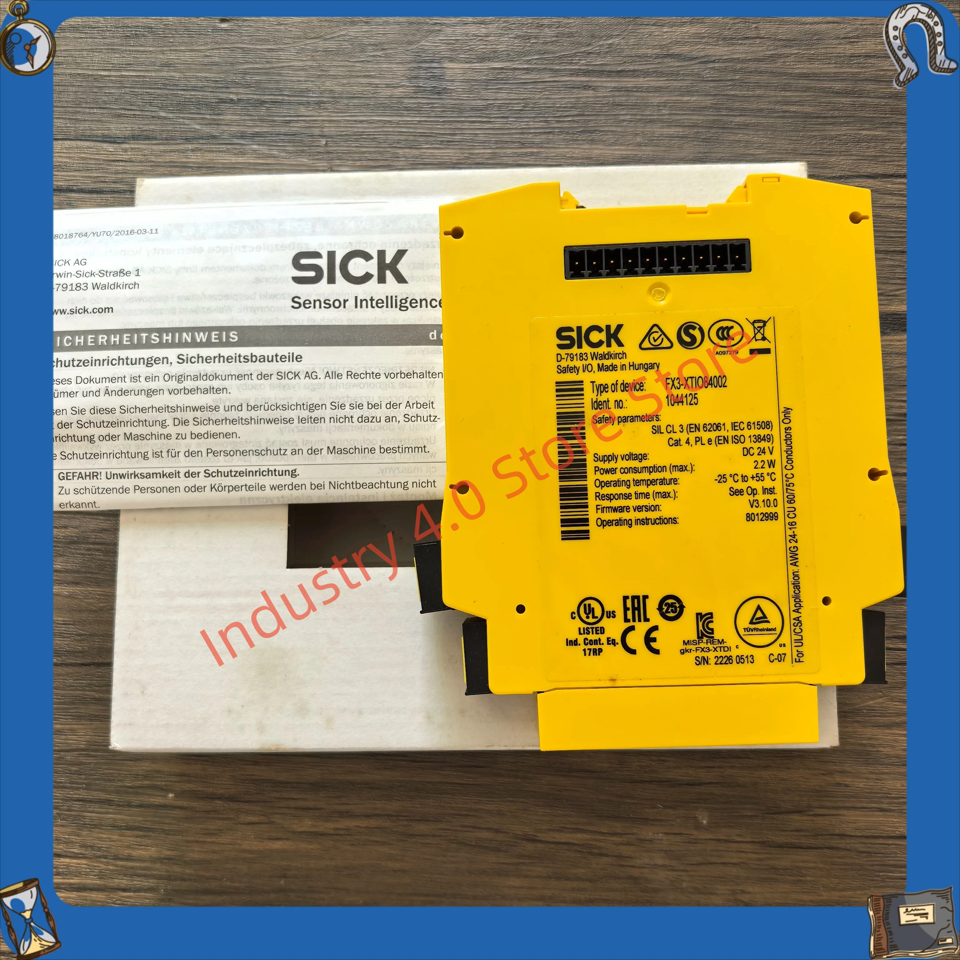 FX3-XTIO84002 safety relay New 1044125 original
FX3-XTIO84002 safety relay New 1044125 original