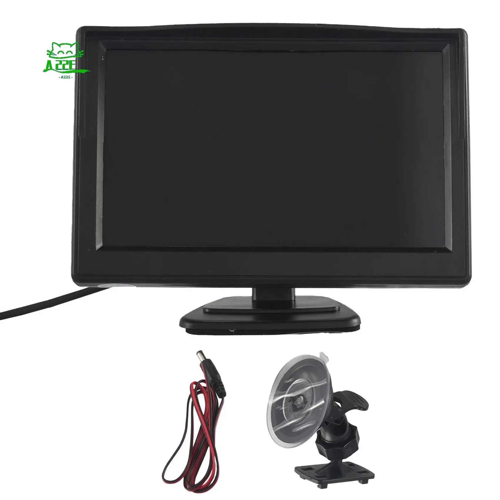 A22E-5 Inch 800X480 TFT LCD HD Screen Monitor With Dual Mounting Bracket For Car Backup Camera/Rear View/DVD/Media Player
A22E-5 Inch 800X480 TFT LCD HD Screen Monitor With Dual Mounting Bracket For Car Backup Camera/Rear View/DVD/Media Player