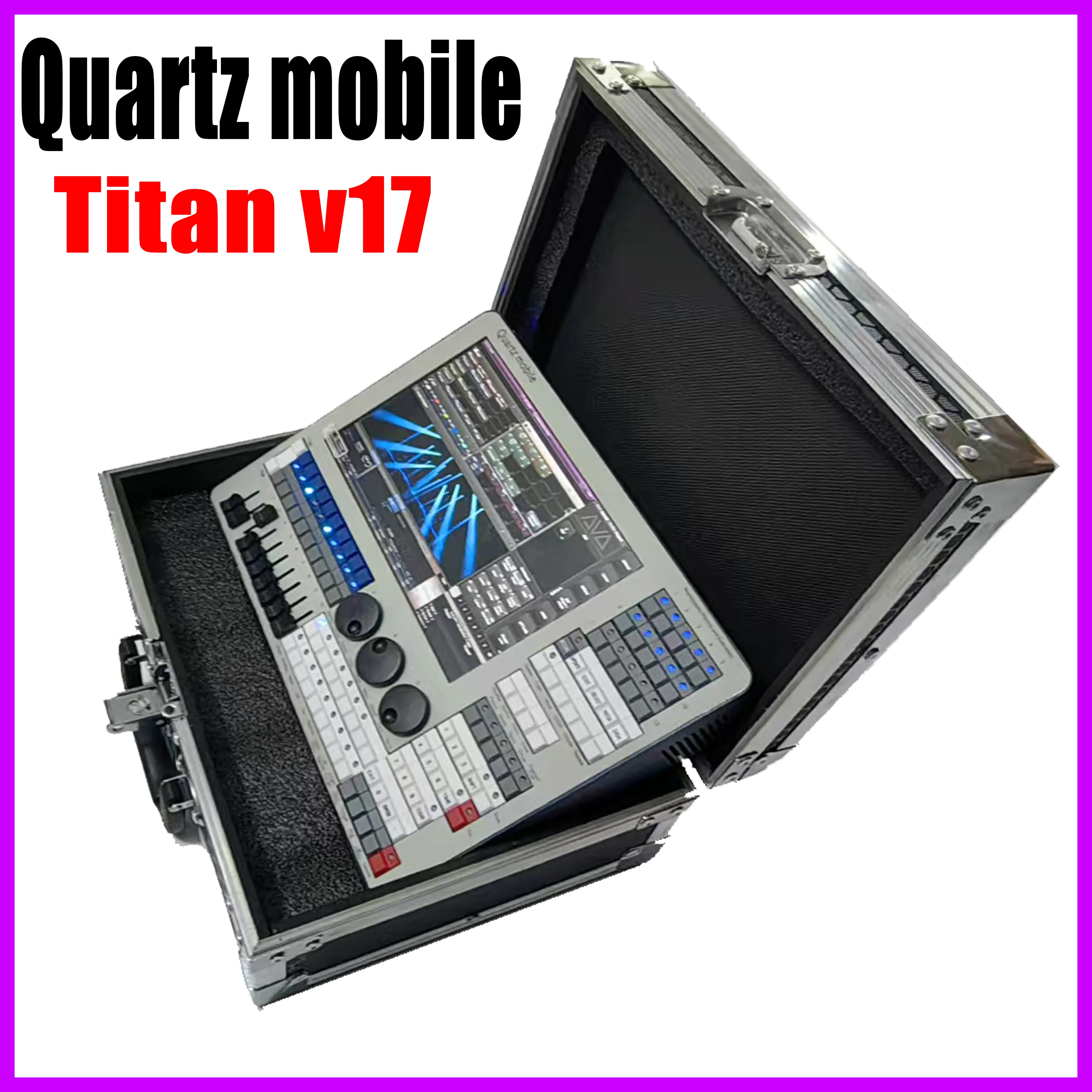 Мини-кварцевая мобильная консоль Titan DMX, контроллер сценического освещения, встроенный аккумулятор, сенсорный экран, подключение Wi-Fi, профессиональный,
Мини-кварцевая мобильная консоль Titan DMX, контроллер сценического освещения, встроенный аккумулятор, сенсорный экран, подключение Wi-Fi, профессиональный,
