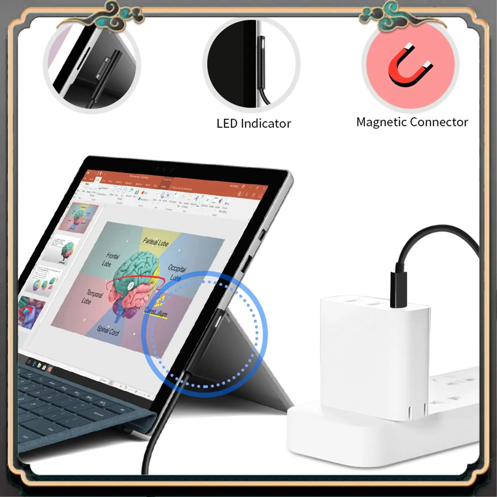 Надежный-2X USB Type C 15 В PD Блок питания Зарядное устройство Адаптер Зарядный кабель для Surface Pro 7/6/5/4/3/GO/BOOK Ноутбук 1/2
Надежный-2X USB Type C 15 В PD Блок питания Зарядное устройство Адаптер Зарядный кабель для Surface Pro 7/6/5/4/3/GO/BOOK Ноутбук 1/2