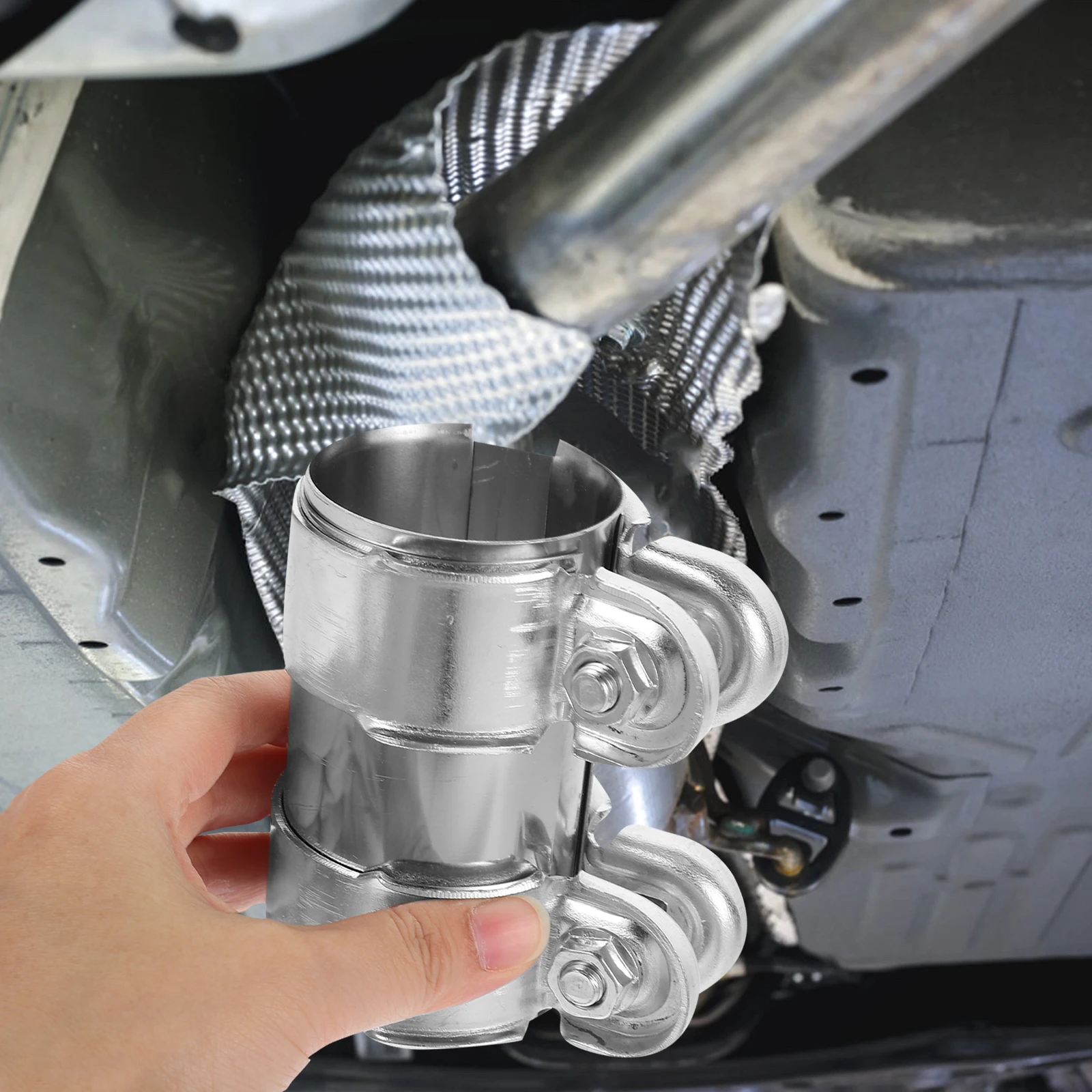 Exhaust Clamps Stainless Steel High Temperature Automotive Replacement Pipe Repair Muffler Connection
Exhaust Clamps Stainless Steel High Temperature Automotive Replacement Pipe Repair Muffler Connection