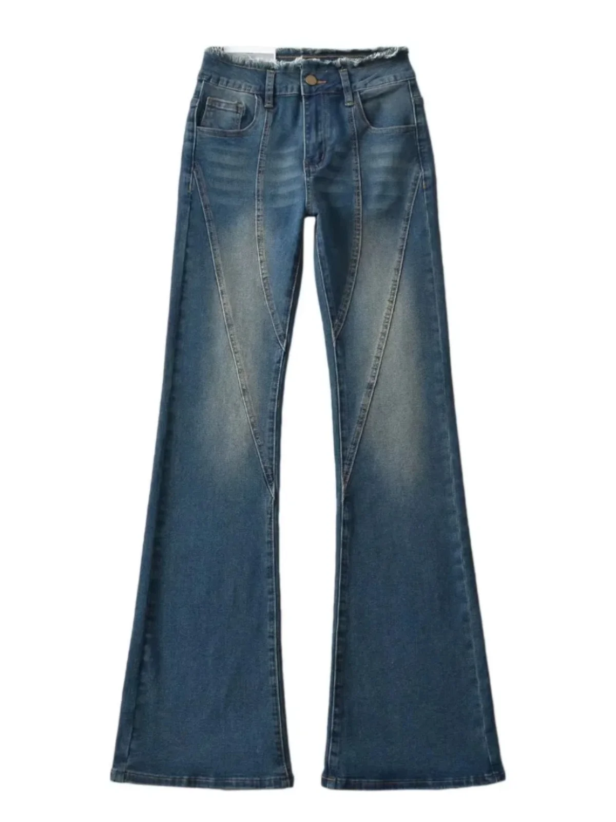 High Waist Bell Bot Jeans Women's Spring Autumn New Sle Slimming Frayed Elastici Long Ankle Length Denim Pants
High Waist Bell Bot Jeans Women's Spring Autumn New Sle Slimming Frayed Elastici Long Ankle Length Denim Pants