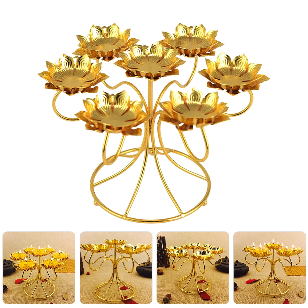Colorful Lotus Lantern Stand Cute Tea Light Holders Retro Candlestick Tealight Lamp Base Flower Shape Metal Candlelight Lights
Colorful Lotus Lantern Stand Cute Tea Light Holders Retro Candlestick Tealight Lamp Base Flower Shape Metal Candlelight Lights