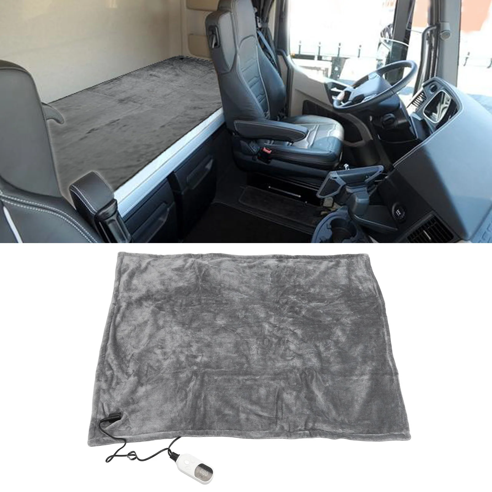 Car Heating Blanket Flannel Portable Breathable Electric Blanket for Car Fast Heating Soft Warm 12 Volt 48W for Camping
Car Heating Blanket Flannel Portable Breathable Electric Blanket for Car Fast Heating Soft Warm 12 Volt 48W for Camping