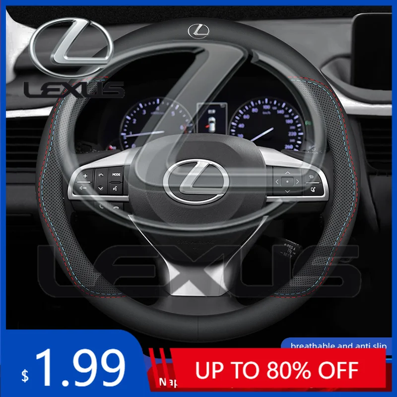 Interior Mouldings 38cm Leather Car Steering Wheel Cover Interior Accessories For Lexus FSPORT GS GX IS LS LX CT LC RC LBX NX RX
Interior Mouldings 38cm Leather Car Steering Wheel Cover Interior Accessories For Lexus FSPORT GS GX IS LS LX CT LC RC LBX NX RX